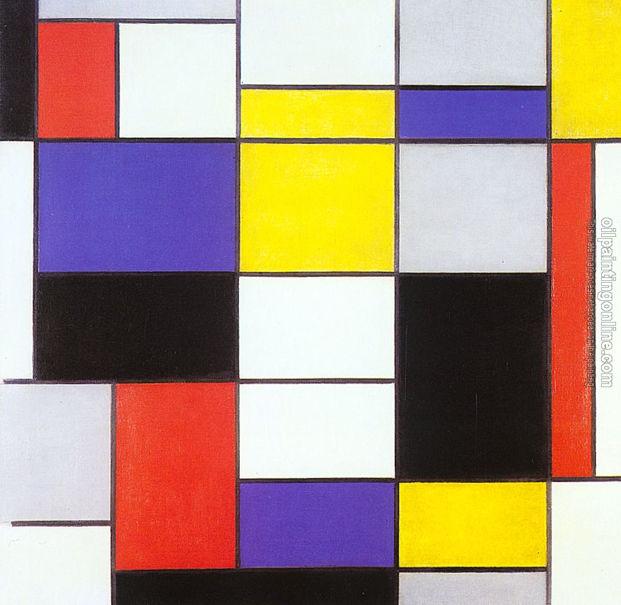 Mondrian, Piet - Composition A